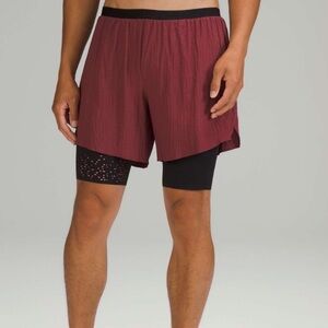 Lululemon Surge Lined Short 6” Special Edition Men’s Small Mulled Wine Lined Run